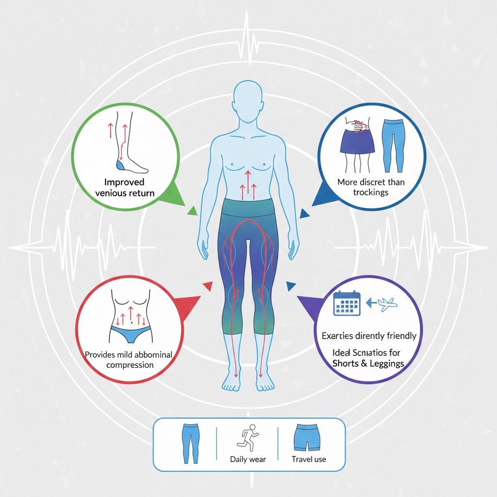 Wear Compression Garments for POTS | Your Guide to Better Circulation 25 gt wear compression shorts