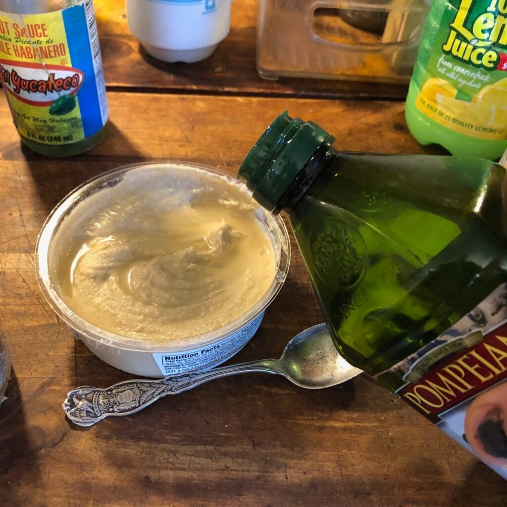 POTS Friendly | Spicy Garlic Turmeric Hummus Recipe 5 hummus1 IMG 5278