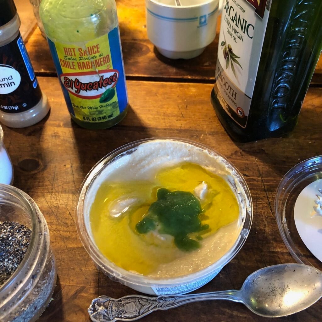 POTS Friendly | Spicy Garlic Turmeric Hummus Recipe 7 hummus1 IMG 5280