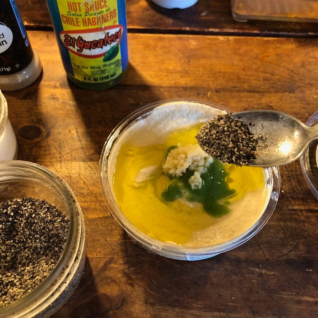 POTS Friendly | Spicy Garlic Turmeric Hummus Recipe 10 hummus1 IMG 5282
