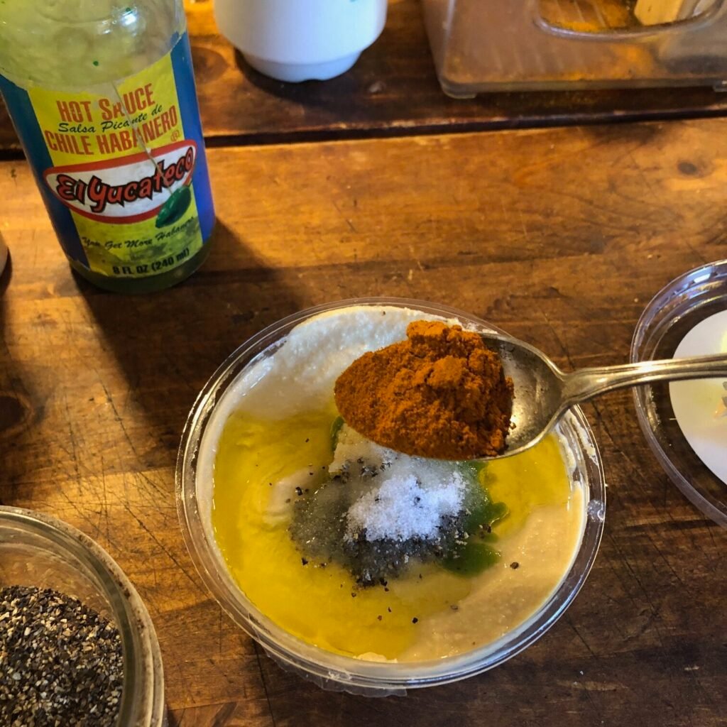 POTS Friendly | Spicy Garlic Turmeric Hummus Recipe 11 hummus1 IMG 5284