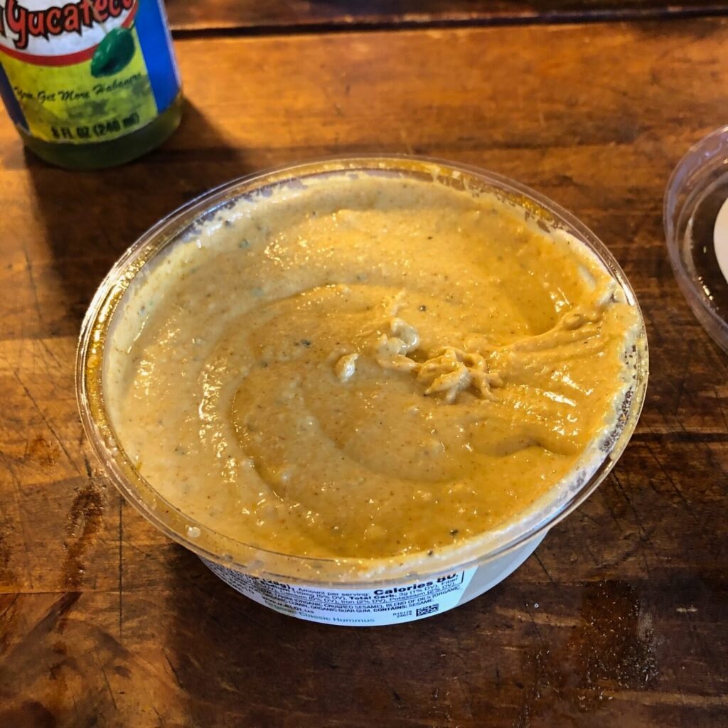POTS Friendly | Spicy Garlic Turmeric Hummus Recipe 14 hummus1 IMG 5287