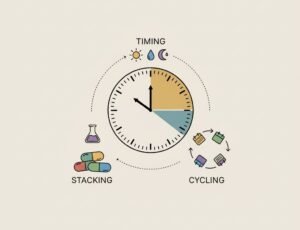 Supplements Daily Routine · Timing Stacking Cycling